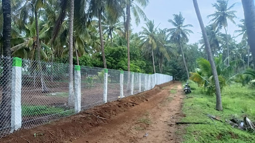 fencing in Pollachi, steel fencing in Pollachi, fencing compound wall in Pollachi